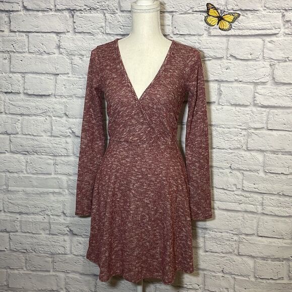 Urban Outfitters Coraline Cozy Wrap Dress Size Small - Picture 3 of 13